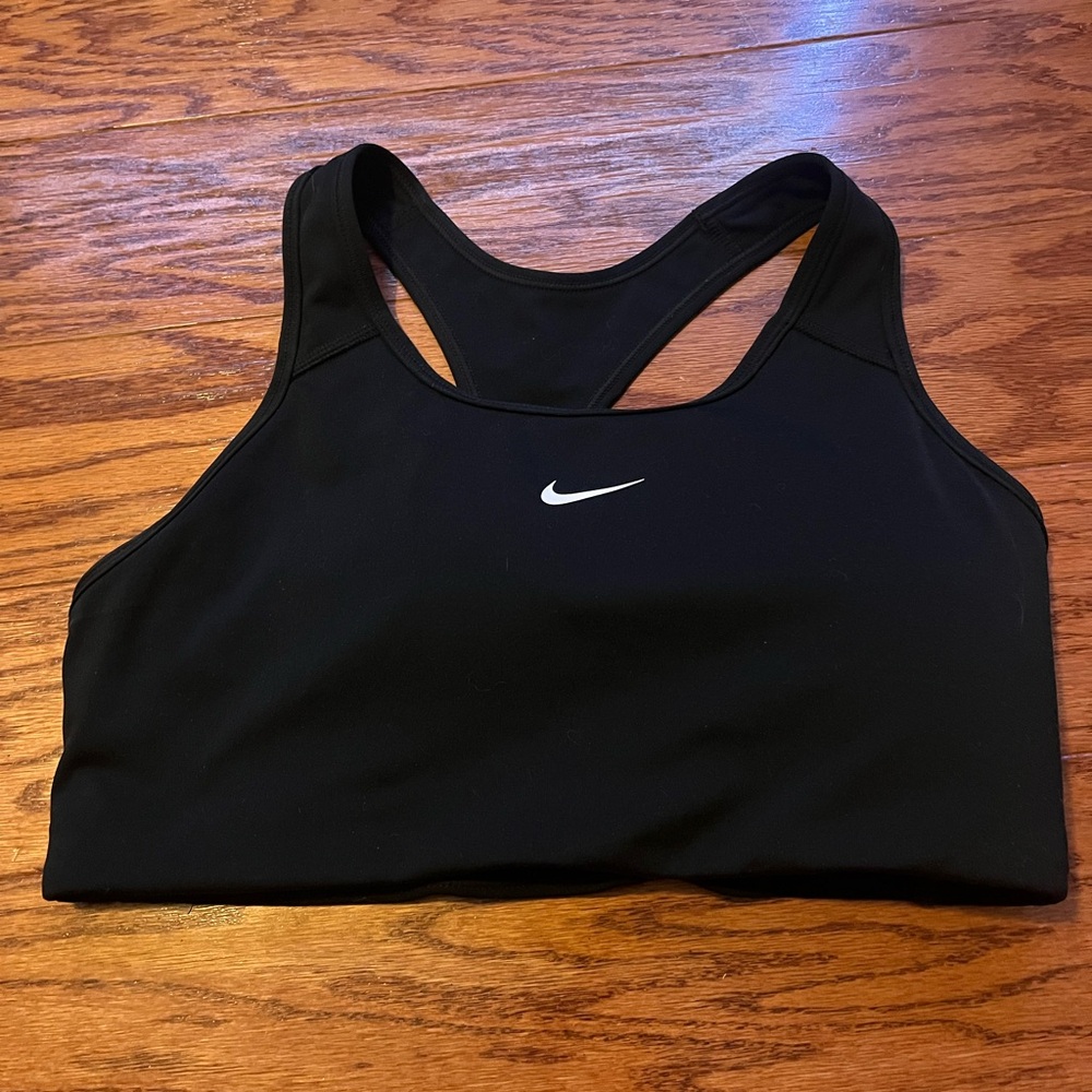 Nike Black Sports Bra Racerback Moisture-Wicking